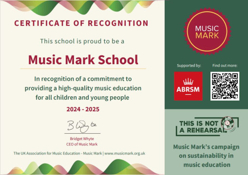 Music Mark certificate